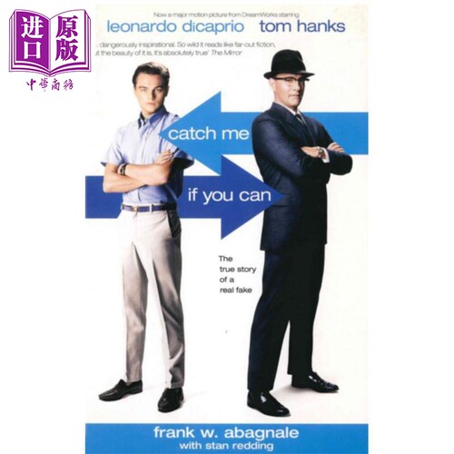 猫鼠游戏 Catch Me If You Can The True Story Of A Real Fake 英文原版 Frank Abagnale Stan Redding【中商原版】