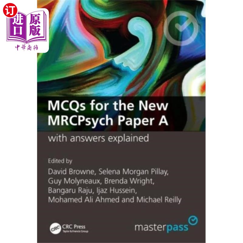 海外直订医药图书MCQs for the New MRCPsych Paper A with Answers E... 新mrc心理学试卷A的mcq,并解释答案
