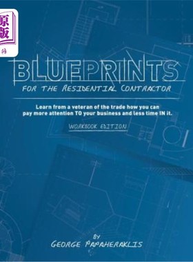 海外直订Blueprints for the Residential Contractor 住宅承包商的蓝图