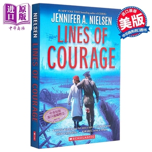 英文原版 犹太人 Lines Courage Jennifer Nielsen 勇气之线 火线 小说战争书籍儿童 可搭逃亡之王 俄罗斯 孩子 俘虏王国