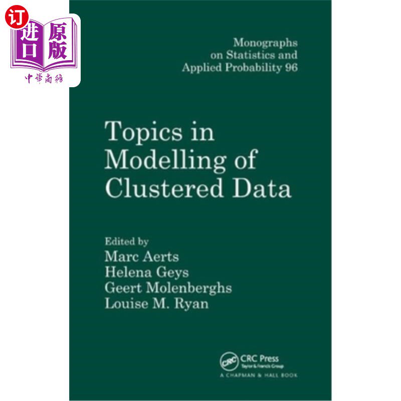海外直订Topics in Modelling of Clustered Data 聚类数据建模主题