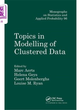 海外直订Topics in Modelling of Clustered Data 聚类数据建模主题
