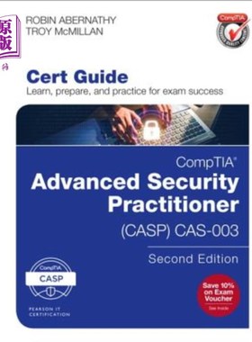 海外直订Comptia Advanced Security Practitioner (Casp) Cas-003 Cert Guide [With eBook] Compatia高级安全从业人员（c
