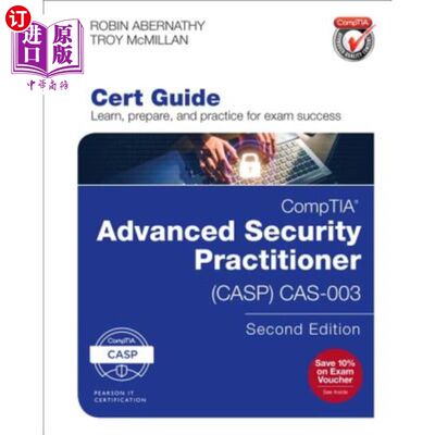 海外直订Comptia Advanced Security Practitioner (Casp) Cas-003 Cert Guide [With eBook] Compatia高级安全从业人员（c