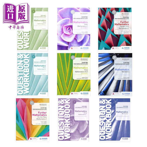 Hodder出版社 Cambridge International AS & A Level 剑桥国际原版图书 数学化学生物物理 学生书练习册复习指南【中商原版】