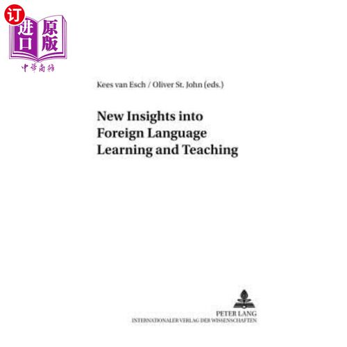 海外直订New Insights into Foreign Language Learning and Teaching 外语学习与教学新见解