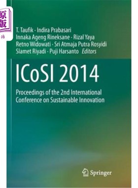 海外直订Icosi 2014: Proceedings of the 2nd International Conference on Sustainable Innov Icosi 2014