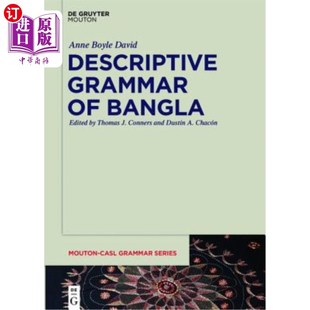 海外直订Descriptive Grammar of Bangla 孟加拉语描写语法