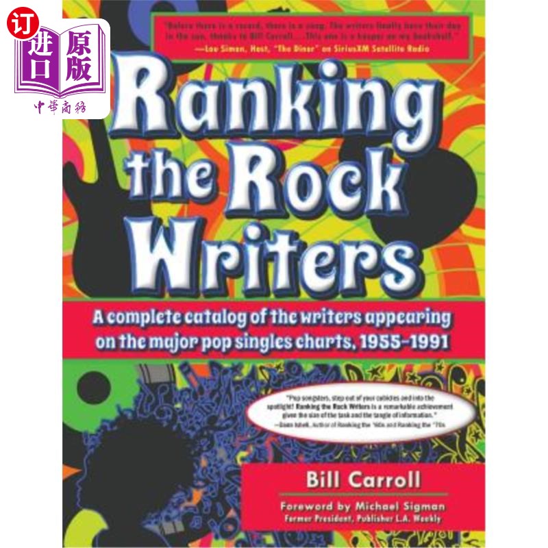 海外直订Ranking the Rock Writers摇滚作家排名