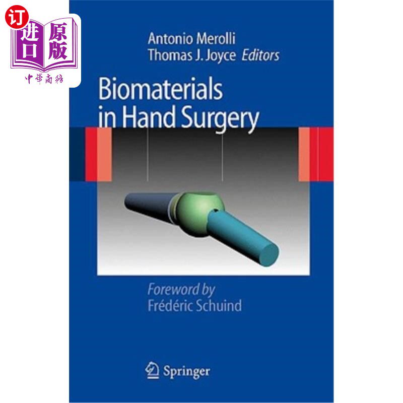 海外直订医药图书Biomaterials in Hand Surgery 手外科用生物材料