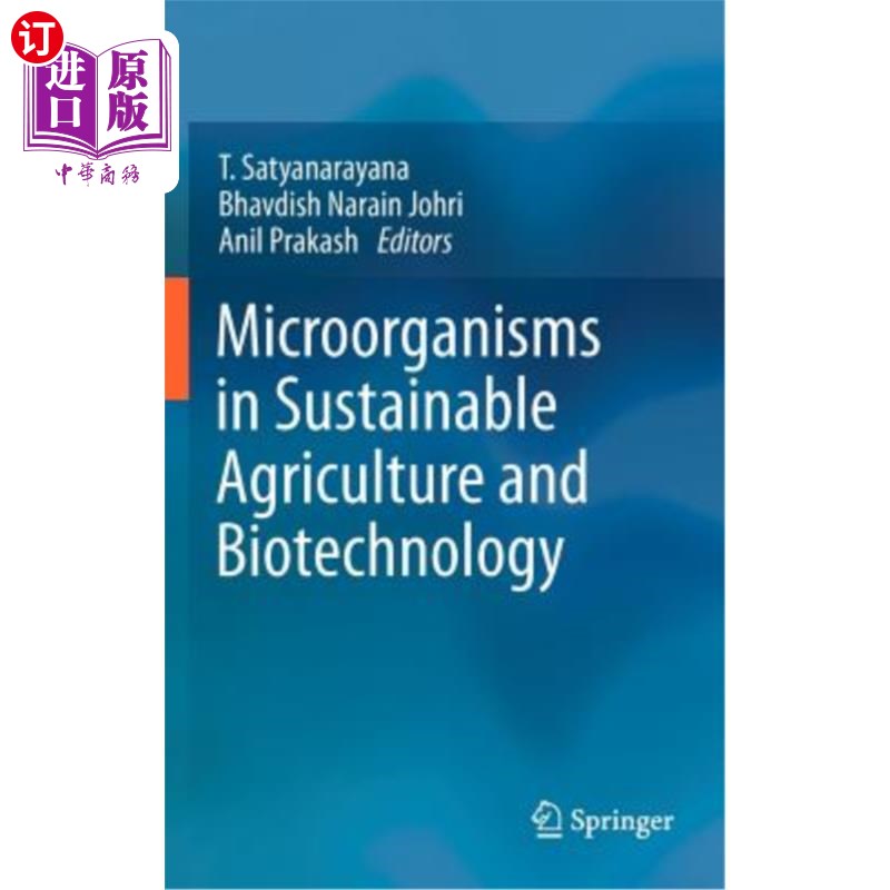 海外直订Microorganisms in Sustainable Agriculture and Biotechnology 可持续农业和生物技术中的微生物