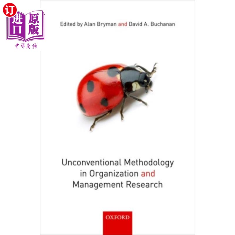 海外直订Unconventional Methodology in Organization and M... 组织与管理研究中的非常规方法论