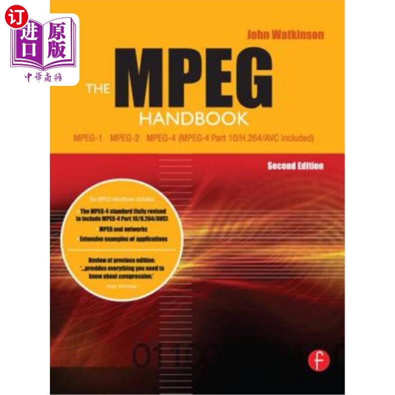 海外直订The MPEG Handbook: MPEG-1, MPEG-2, MPEG-4 MPEG手册:MPEG-1, MPEG-2, MPEG-4