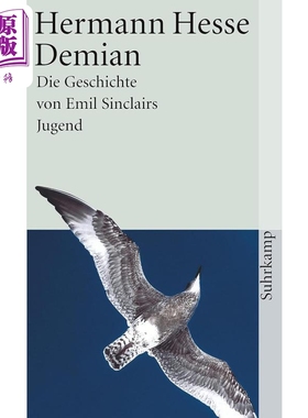 【德文版】 黑塞 德米安 彷徨少年时 Demian Die Geschichte von Emil Sinclairs Jugend 原版 Hermann Hesse【中商原版】