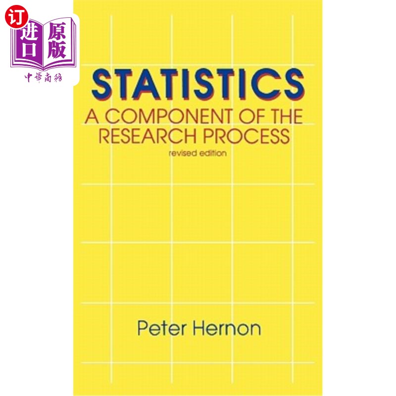 海外直订Statistics: A Component of the Research Process, Second Edition 统计:研究过程的一个组成部分,第二版
