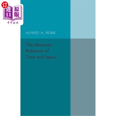 海外直订The Absolute Relations of Time and Space 时间与空间的绝对关系
