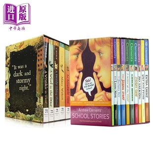 纽伯瑞获奖英文原版儿童文学15册套装 Wrinkle in Time 时间的皱纹 Andrew Clements经典校园小说 Frindle 粉灵豆【中商原版?