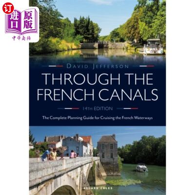 海外直订Through the French Canals 穿越法国运河