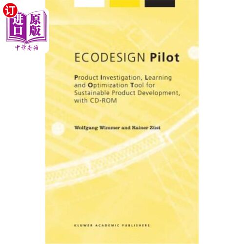 海外直订EcoDesign Pilot: Product Investigation, Learning and Optimization Tool for Susta 生态设计试点:产品调查，学