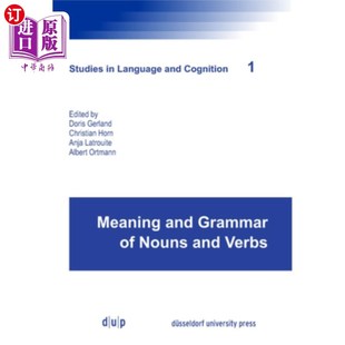 海外直订Meaning and Grammar of Nouns and Verbs 名词和动词的意义和语法