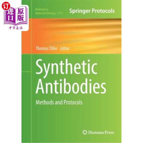 海外直订医药图书Synthetic Antibodies: Methods and Protocols 合成抗体：方法和方案