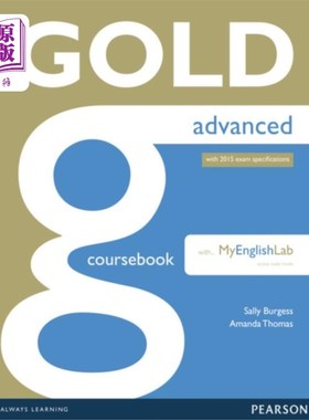 海外直订Gold Advanced Coursebook with Advanced MyLab Pack 黄金高级教材与先进的MyLab包