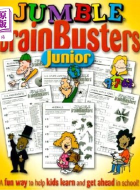 海外直订Jumble Brainbusters Junior: Because Learning Can Be Fun! 大三：因为学习可以很有趣！