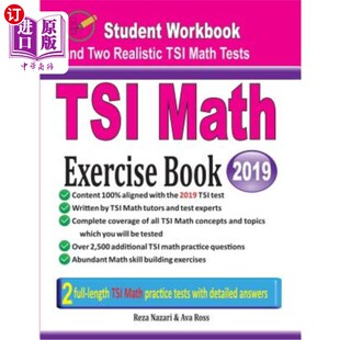 TSI TSI数学练习本：学生练习册和两个现 Book and Two Workbook Exercise Student Tests 海外直订TSI Realistic Math
