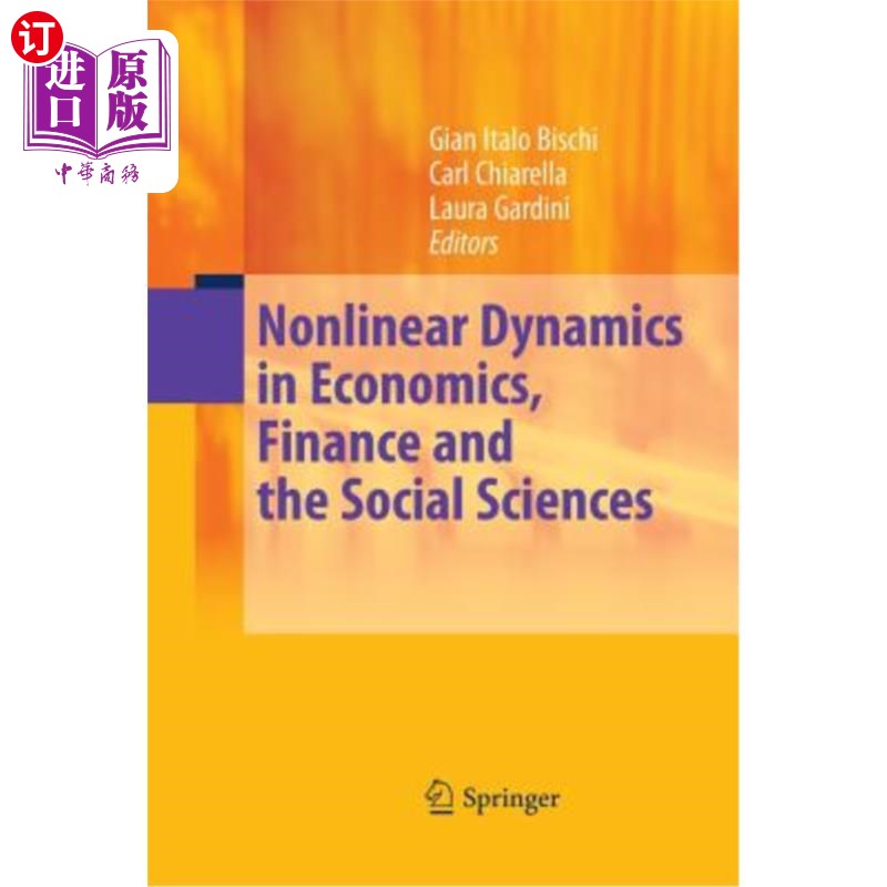 海外直订Nonlinear Dynamics in Economics, Finance and the Social Sciences: Essays in Hono 经济学、金融学和社会科学中