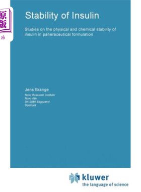 海外直订医药图书Stability of Insulin 稳定的胰岛素
