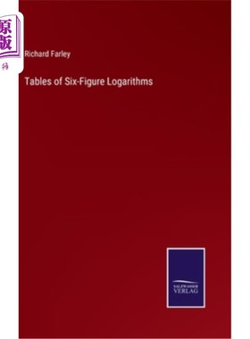 海外直订Tables of Six-Figure Logarithms 六位数对数表