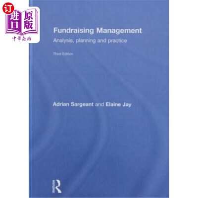 海外直订Fundraising Management: Analysis, Planning and Practice 筹资管理:分析、计划与实践