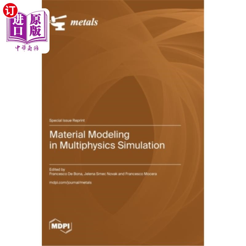海外直订Material Modeling in Multiphysics Simulation 多物理场仿真中的材料建模