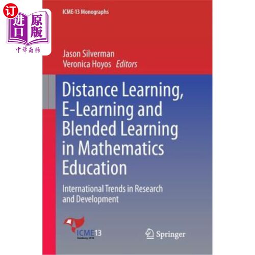 海外直订Distance Learning, E-Learning and Blended Learning in Mathematics Education: Int 数学教育中的远程学习、电子学习