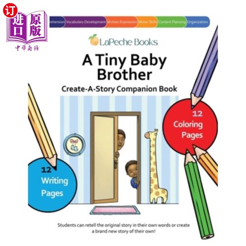 海外直订A Tiny Baby Brother - Create-A-Story Companion Book 一个小弟弟-创造一个故事的伙伴书