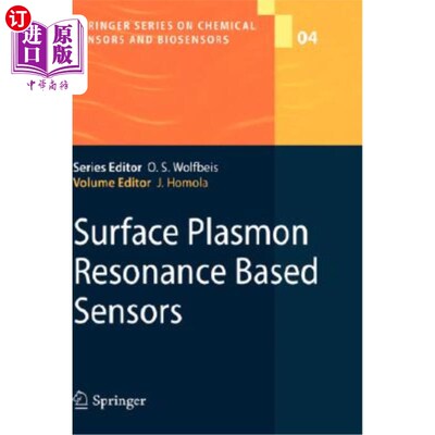 海外直订Surface Plasmon Resonance Based Sensors 基于表面等离子体共振的传感器