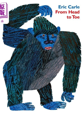 预售 Eric Carle From Head to Toe 艾瑞卡尔 从头动到脚 平装 英文原版 进口图书 低幼儿童故事绘本 英语启蒙 0-5岁【中商原版】