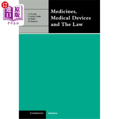 海外直订医药图书Medicines, Medical Devices and the Law 药品、医疗器械和法律