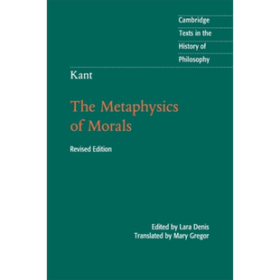 康德 道德形而上学 剑桥哲学史经典文本丛书 英文原版 Kant The Metaphysics of Morals Immanuel Kant 人文社科 哲学【中商?