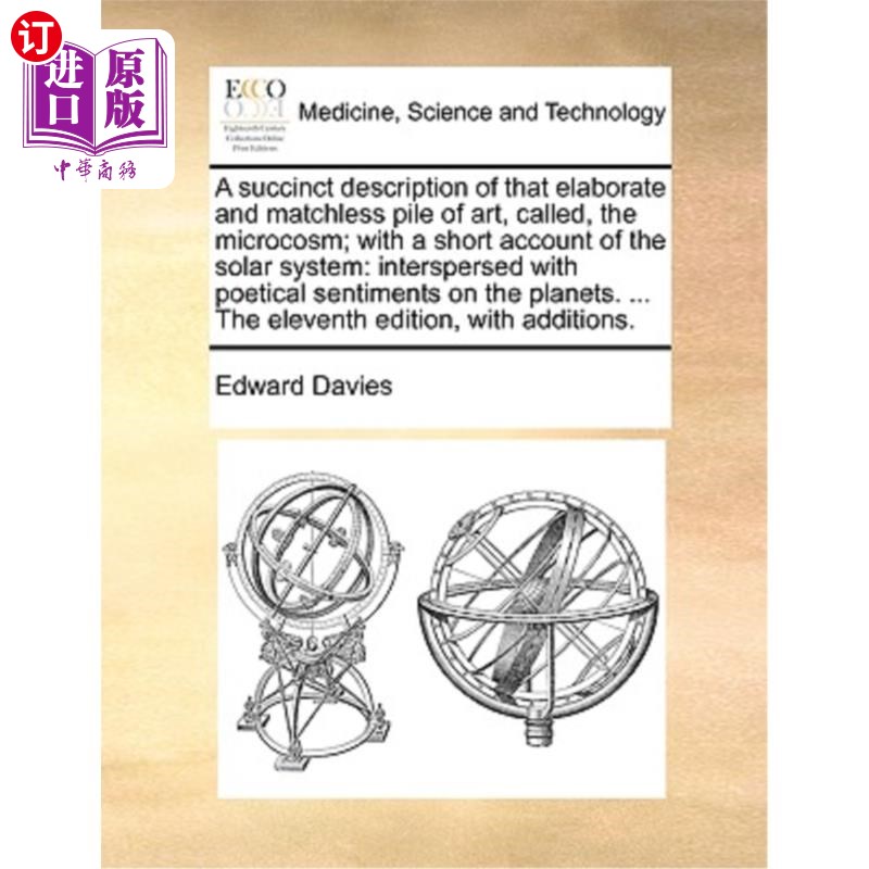 海外直订医药图书A Succinct Description of That Elaborate and Matchless Pile of Art, Called, the  精雕细琢、无与伦比