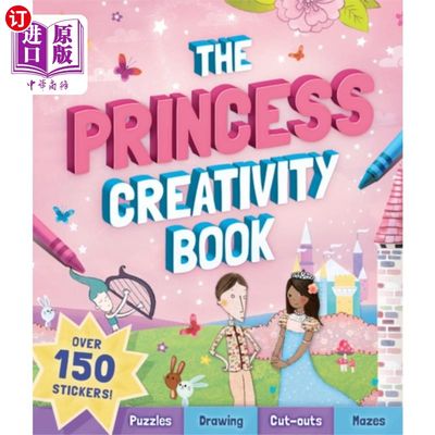 海外直订Princess Creativity Book 创意公主书