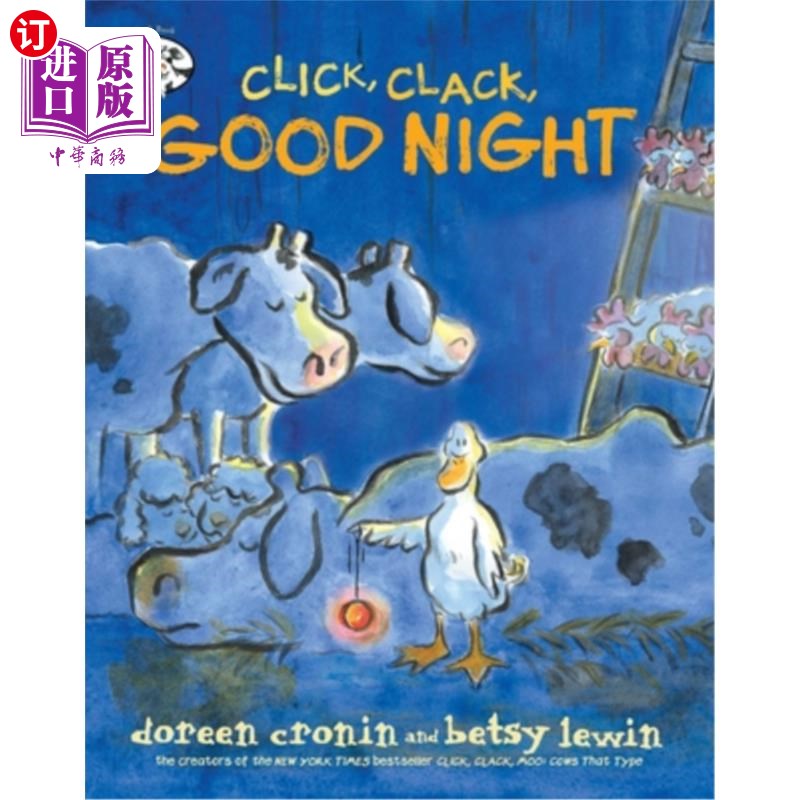 海外直订Click, Clack, Good Night 咔哒，咔哒，晚安