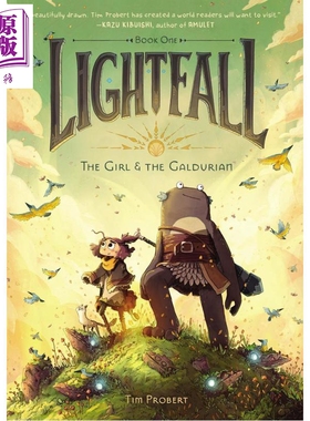 预售 光之坠落 女孩与加尔杜里安 奇幻冒险漫画 Lightfall The Girl & the Galdurian 英文原版 Tim Probert 图像小说【中商原版】