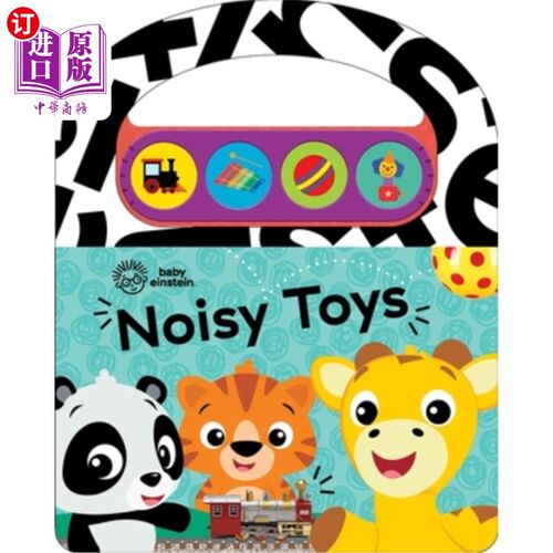 海外直订Baby Einstein: Noisy Toys Sound Book 小爱因斯坦:吵闹的玩具有声书