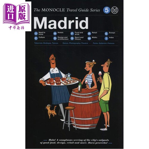 马德里 Monocle旅游指南 西班牙旅行攻略指南 Madrid The Monocle Travel Guide Series 英文原版 MONOCLE 欧洲【中商原版】