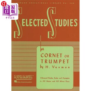 Trumpet 海外直订Selected 选修：短号或小号 Cornet Studies For