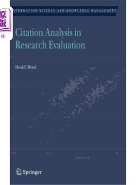 海外直订Citation Analysis in Research Evaluation 《研究评价中的引文分析