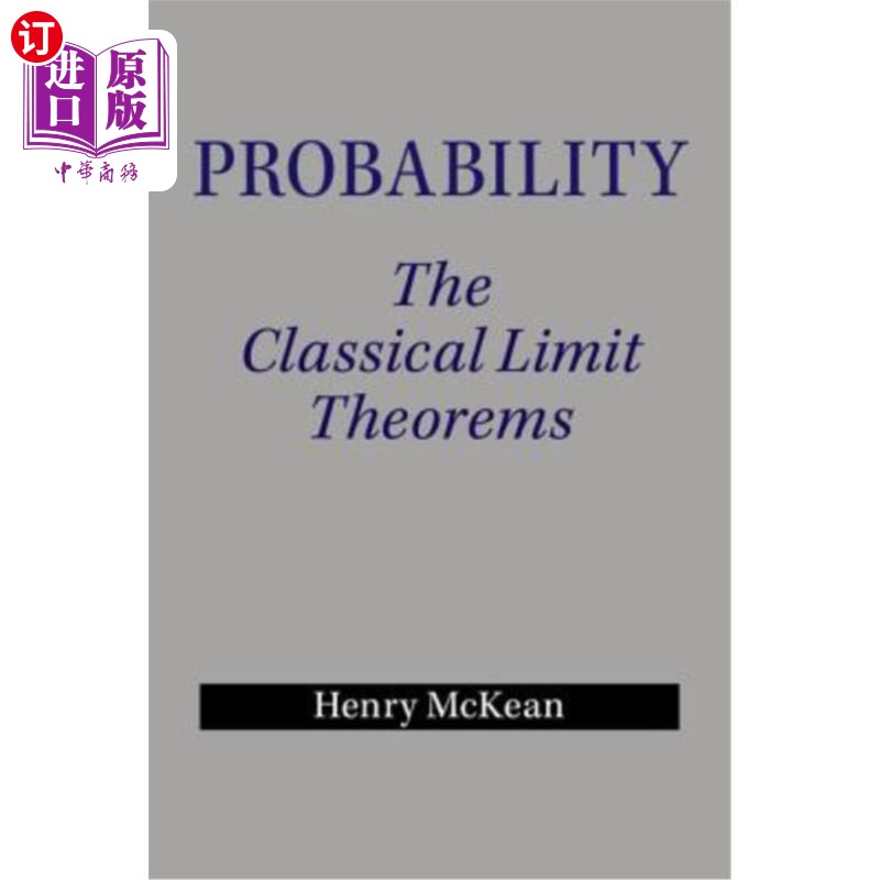 海外直订Probability: The Classical Limit Theorems 概率：经典极限定理 书籍/杂志/报纸 原版其它 原图主图