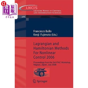 from 拉格朗日和哈密顿方 Methods Control 2006 Nonlinear Hamiltonian for 非线性控制 海外直订Lagrangian Proceedings and