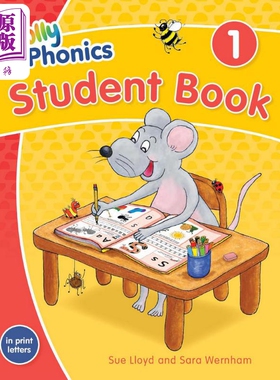 Jolly Phonics Student Book 1 (American English) 快乐自然拼读学生用书1（美式英语，彩色版）新版 英文原版【中商原版】